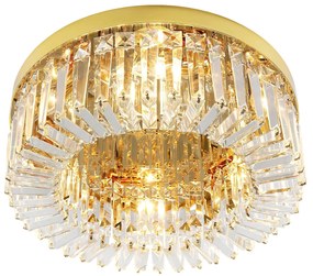 Toolight Toolight, stropné svietidlo 50cm, 6xE14, APP1728-6C, zlatá lesklá, OSW-06353