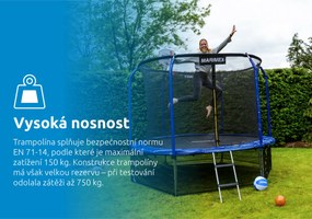 Marimex | Trampolína Marimex Standard 457 cm + vnútorná ochranná sieť + rebrík ZADARMO | 19000084