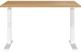 Pracovný stôl s nastaviteľnou výškou s doskou v dekore duba Downey – Germania