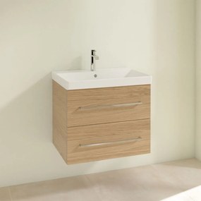 VILLEROY &amp; BOCH Avento závesná skrinka pod umývadlo, 2 zásuvky, 630 x 452 x 514 mm, Nordic Oak, A89000VJ