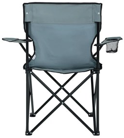 Kempingová židle ANTER šedá
