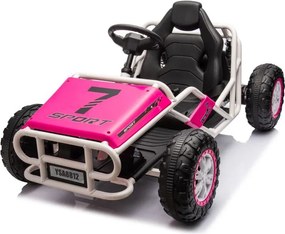 LEAN CARS Elektrické autíčko Buggy A8812 24V, ružové
