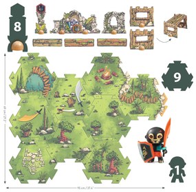 Arty Toys – Puzzl’Up – pirát Voras z klanu Furious – 18 ks