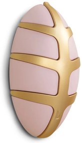 Svetloružový/v zlatej farbe nástenný plastový háčik Bug – Spinder Design