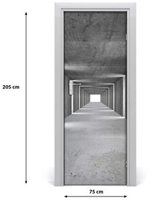 Samolepiace fototapety na dvere betónový tunel 75x205 cm