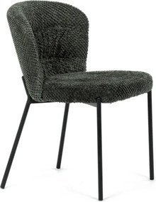 Jedálenská stolička bouclé, zelená CT-W1077 GRN2