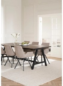 Béžové čalúnené jedálenské kreslá v súprave 2 ks Norwell – Rowico