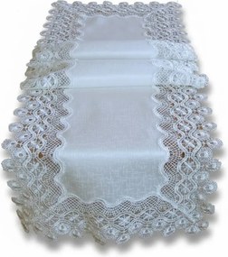 Obrus Extra čipka 40 × 140 cm