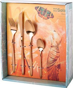 Príborový set 16 ks – Vivo PVD Rose Gold matný - 140302