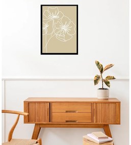 Plagát 29x41 cm White Poppy – Veronika Boulová