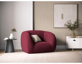 Vínové kreslo z textílie buklé Essen – Cosmopolitan Design