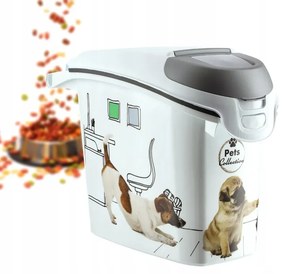 Kontejner a úložný box na granule pro psy, 15l/6kg DOG