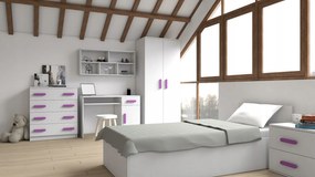 Regál SCOUT - biely (viac variant)