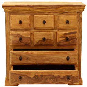 furniture-nabytek.cz - Rustikálna komoda z dreva palisander 90x90x45