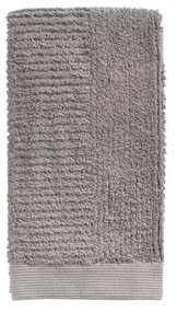 Sivohnedý bavlnený uterák Zone Classic, 50 × 100 cm