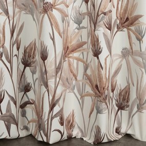 ZATEMŇOVACÍ ZÁVES NA KRÚŽKOCH INEZ 140X250 CM VZOROVANÝ