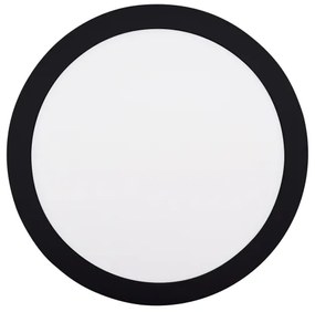 Solight WD174-B - LED Stropné svietidlo LED/24W/230V 3000/4000/6000K čierna okrúhly