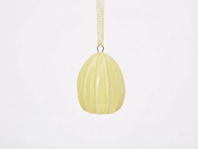 Závesné porcelánové vajíčko PASTELLA - viac farieb Farba: Žltá