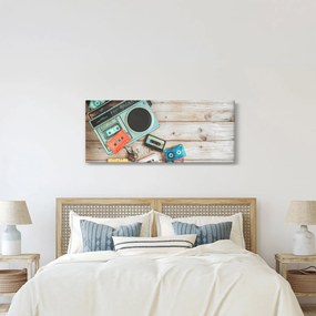 Obraz - Retro rádio (120x50 cm)