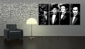 Ručne maľovaný POP Art obraz Corleone Family | rôzne rozmery