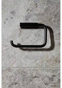 Čierny nástenný držiak toaletného papiera Blomus Modo