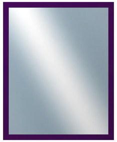 DANTIK - Zrkadlo v rámu, rozmer s rámom 40x50 cm z lišty PASTELKA fialová rovná (2564)