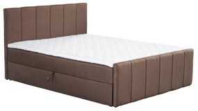 Kondela Boxspringová posteľ, 140x200, hnedá, STAR