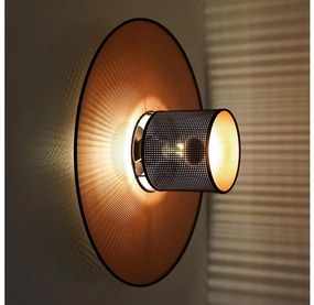 Duolla - Nástenné svietidlo TOKYO SHINY 1xE27/15W/230V pr. 50 cm medená/čierna