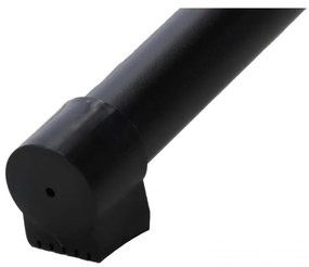 Závesné kreslo Garden Line béžovej farby s béžovým vankúšom a čiernym rámom FAT9100