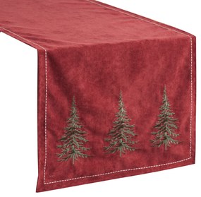 EUROFIRANY VIANOČNÝ BEHÚŇ NA STÔL HEMLOCK 40X183 CM VZOROVANÝ