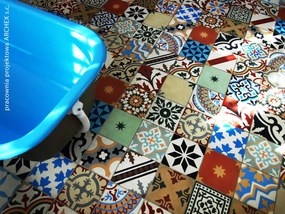 Cementové dlaždice Patchwork viacfarebné | Articima