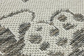 Koberec / Behúň FLEX 19118/P19 hnedý / krémový