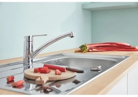 GROHE 31680000 - Drezová batéria BAUECO lesklý chróm