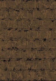 Koberec Eqos 0004 BROWN – hnedý vzorovaný obdĺžnik Rozmer: 200x290 cm