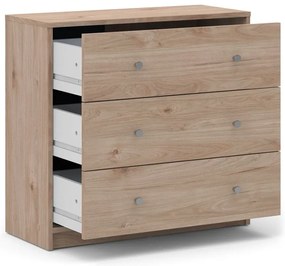 Komoda v dubovom dekore Tvilum May, 72 x 68 cm