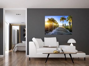Moderný obraz do bytu - tropický raj