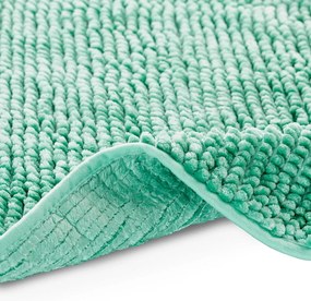 Tyrkysovomodrá kúpeľňová predložka AmeliaHome Bati, 70 x 120 cm