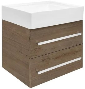 Kúpeľňová skrinka kúpeľňová skrinka SAT Cube Way 60x53x46 cm kúpeľňová skrinka mat CUBE46602DWSATCW, 1 ks