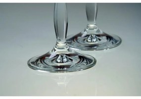 BOHEMIA ANGELA ZLATO-PLATINOVÝ POHÁR 185 ML SADA 6 KS