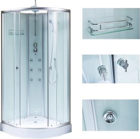 Terra Hydromasážny box WSH7703A 80x80