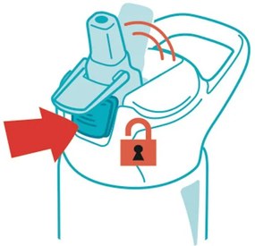 Fľaša na nápoje Maped Picnik Concept Kids - červená, 0,58 l