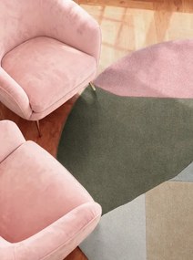 Koberec Ted Baker Westminster Curzon krémový / viacfarebný kruh