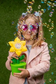 Fru Blu – Prístroj na bubliny z mydlovej vody v tvare kvetu