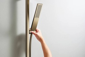 Hansgrohe Pulsify E, tyčová ručná sprcha 100 1jet EcoSmart, kartáčovaný bronz, HAN-24320140