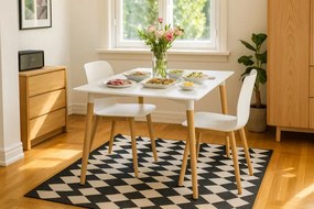 Jedálenský stôl MODE biely FAT1132