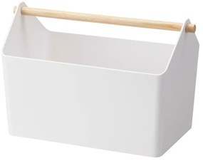 Biely/v prírodnej farbe plastový úložný box 21x37x24 cm Favori – YAMAZAKI