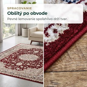 Angel Carpet, Kusový koberec Sultan 12 Red, 160x230, červená, kancelária