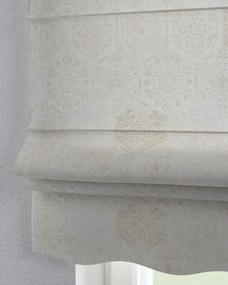 Rímska roleta Florencia farba produktu sivá látka lesklá, zapletaná, vzorované
