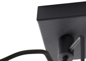 Inteligentné bodové svetlo čierne 3-žiarovkové vrátane Wifi GU10 - Suplux