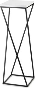 STOJAN NA KVETINÁČ LOFT7 70X24X24 CM ČIERNA/BIELA
